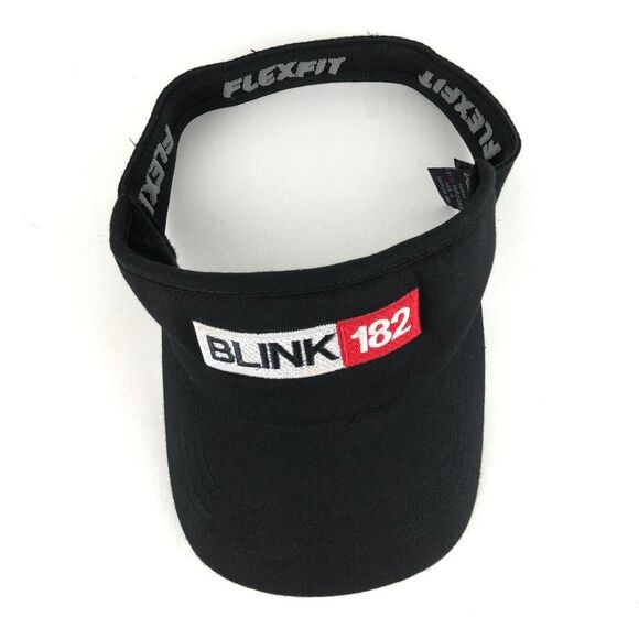 Vintage Blink-182 Hat Visor Flex Fit 2000 Macbeth Atticus Punk Rock Emo Band‎ - Picture 2 of 8